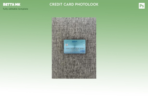 модерен стил Венецуела BBVA банка виза класичен шаблон за фотографски изглед на 